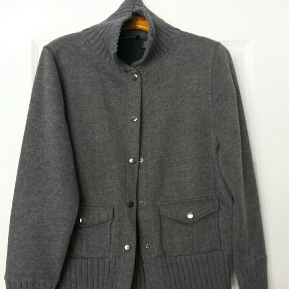 Sweatshirt cardigan
